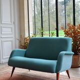 2-seater emerald sofa