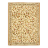Tapis kilim aubusson vintage européen fait main 266 cm x 366 cm