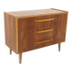 Scandinavian chest of drawers in teak and oak, Sweden, 1960.