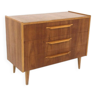 Scandinavian chest of drawers in teak and oak, Sweden, 1960.
