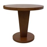 Vintage side table art deco style 80s wood minimalist design