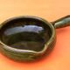Fire pan / Fondue pot Enamelled terracotta