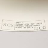 Italian floor lamp "Arco" by Achille & Pier Giacomo Castiglioni for Flos