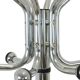 Vintage Chrome Standing Coat Rack Space Age Design 1970s