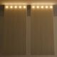 Pair of Mariyo Yagi Garbo chandeliers, metal and nylon, 1970s.