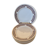 10 flat plates Faience de Givors 1930