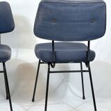 Erberto Carboni for Arflex, Set of six Delfino dining chairs. 1950s