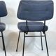Lot de 6 chaises Delfino de Erberto Carboni pour Arflex, années 1950