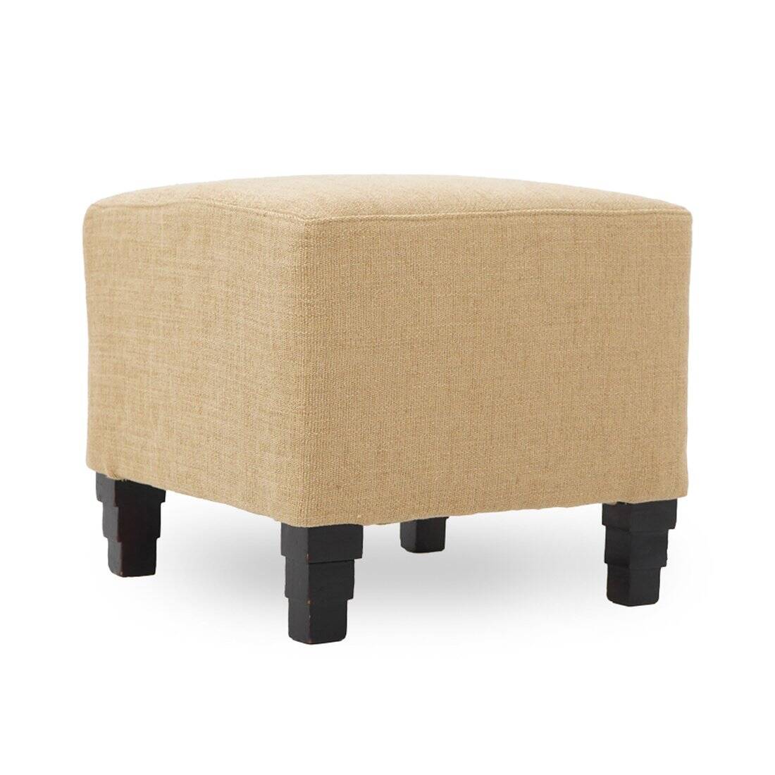 Square Art Deco pouf, 1930s