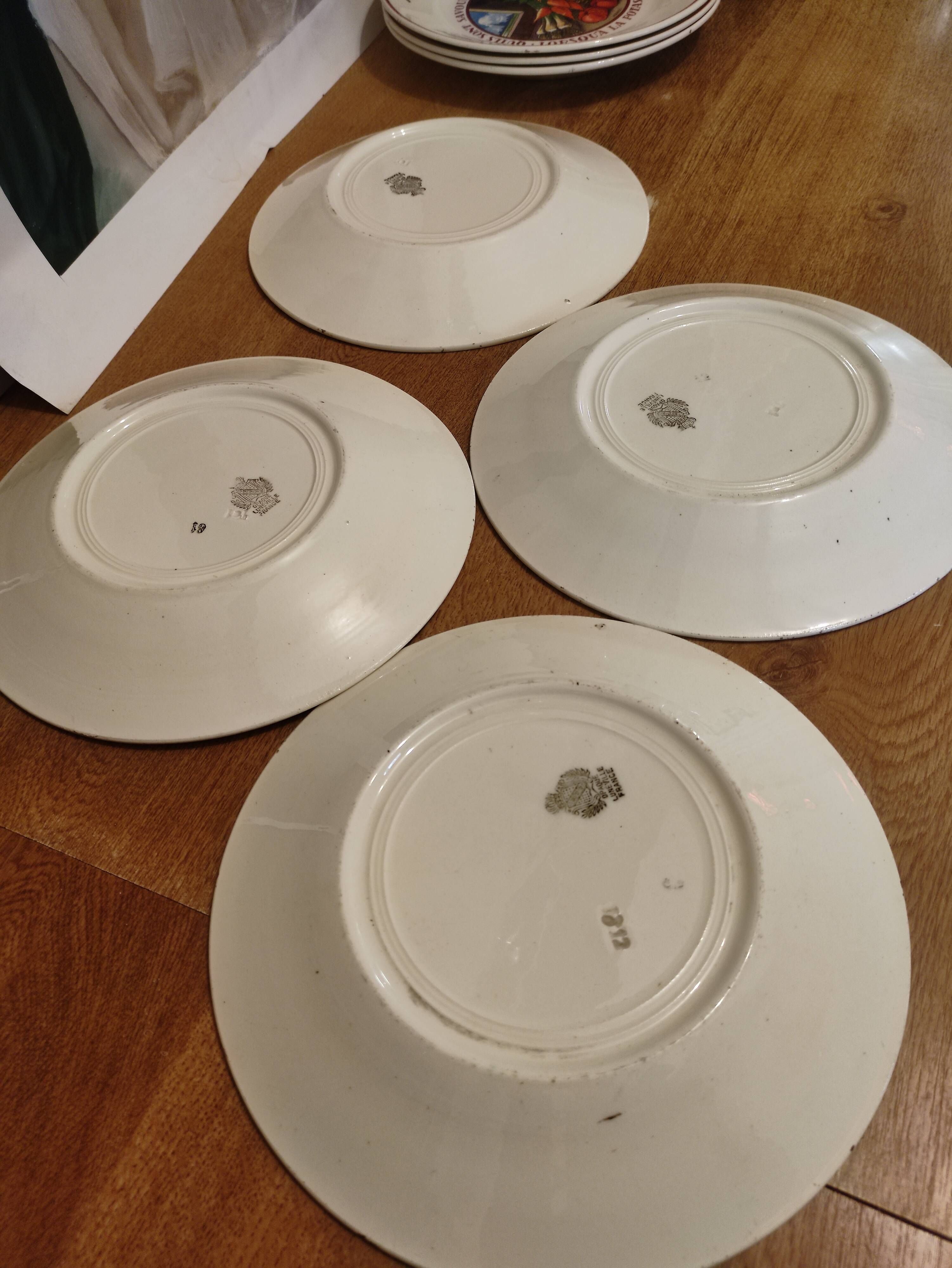 Lunéville 7 flat plates Potash by Hansi