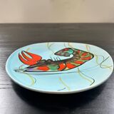 Plat 50’s décor langouste