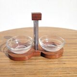 Serviteur sel et poivre Duralex en palissandre années 60