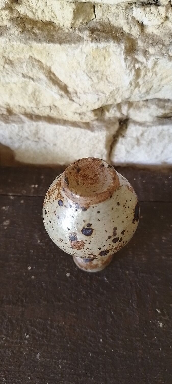Small vintage stoneware vase