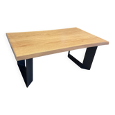 American oak coffee table