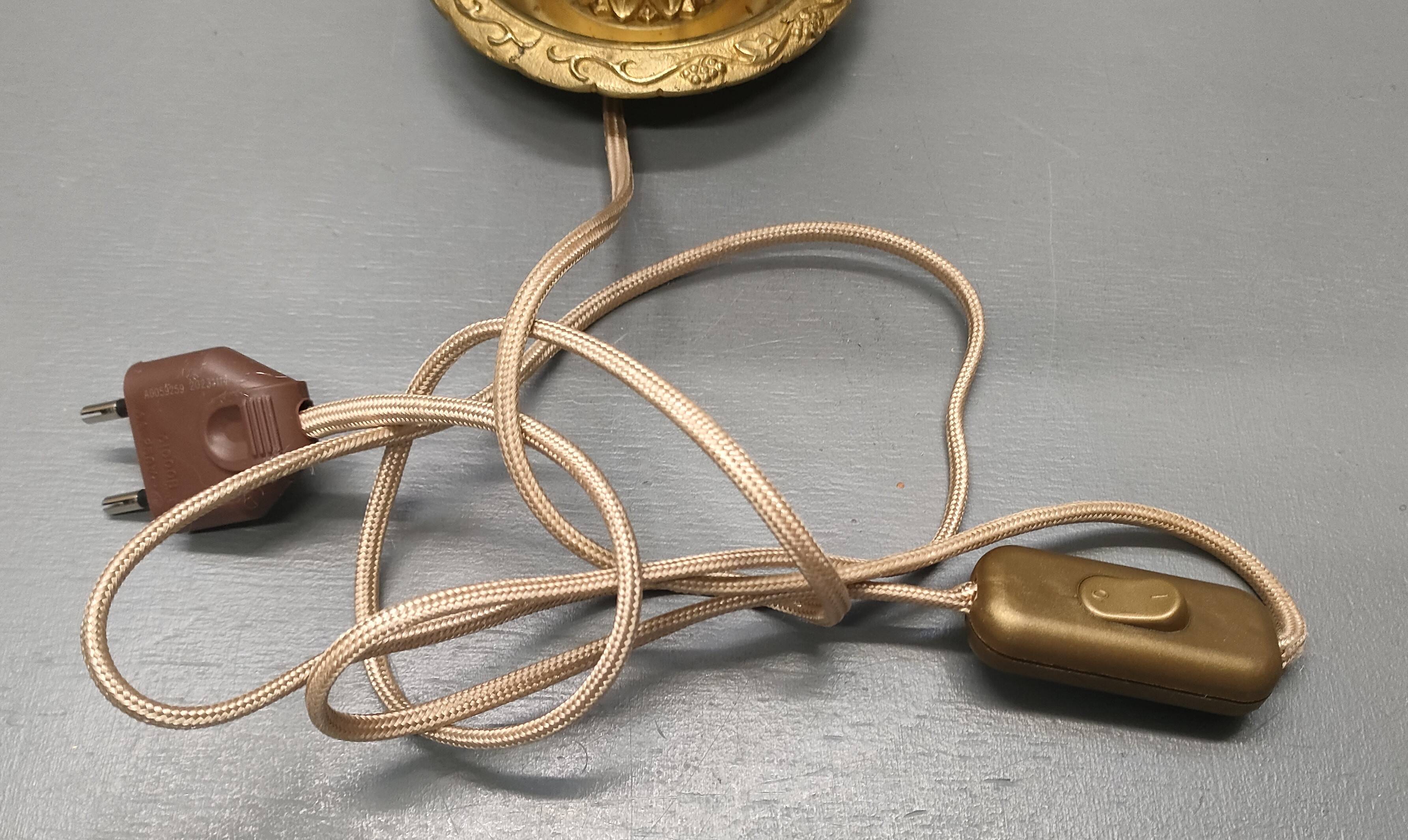 Cave rat lamp with Doric column - Bronze - 1950s - France