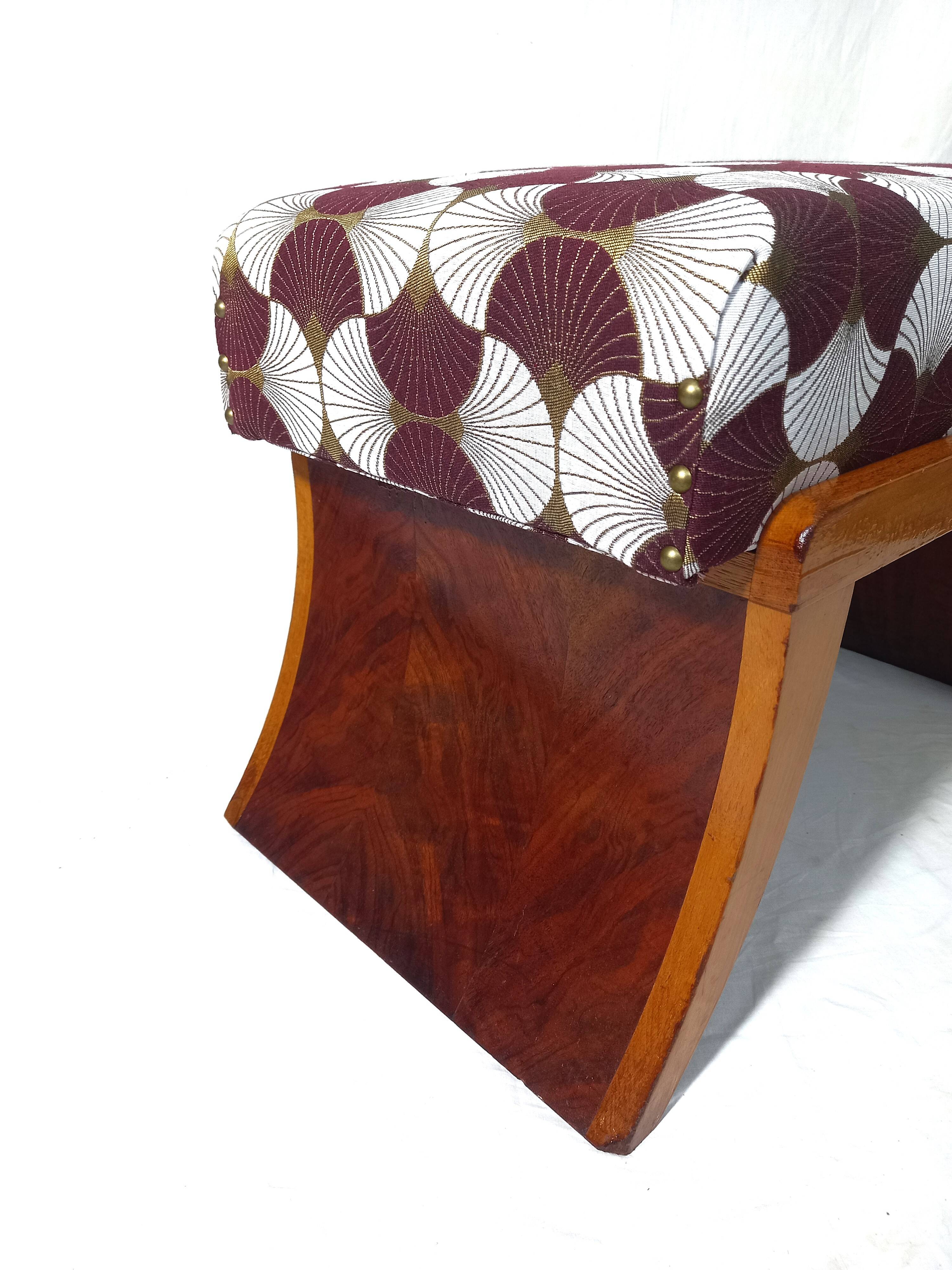 Art Deco Stool Bench