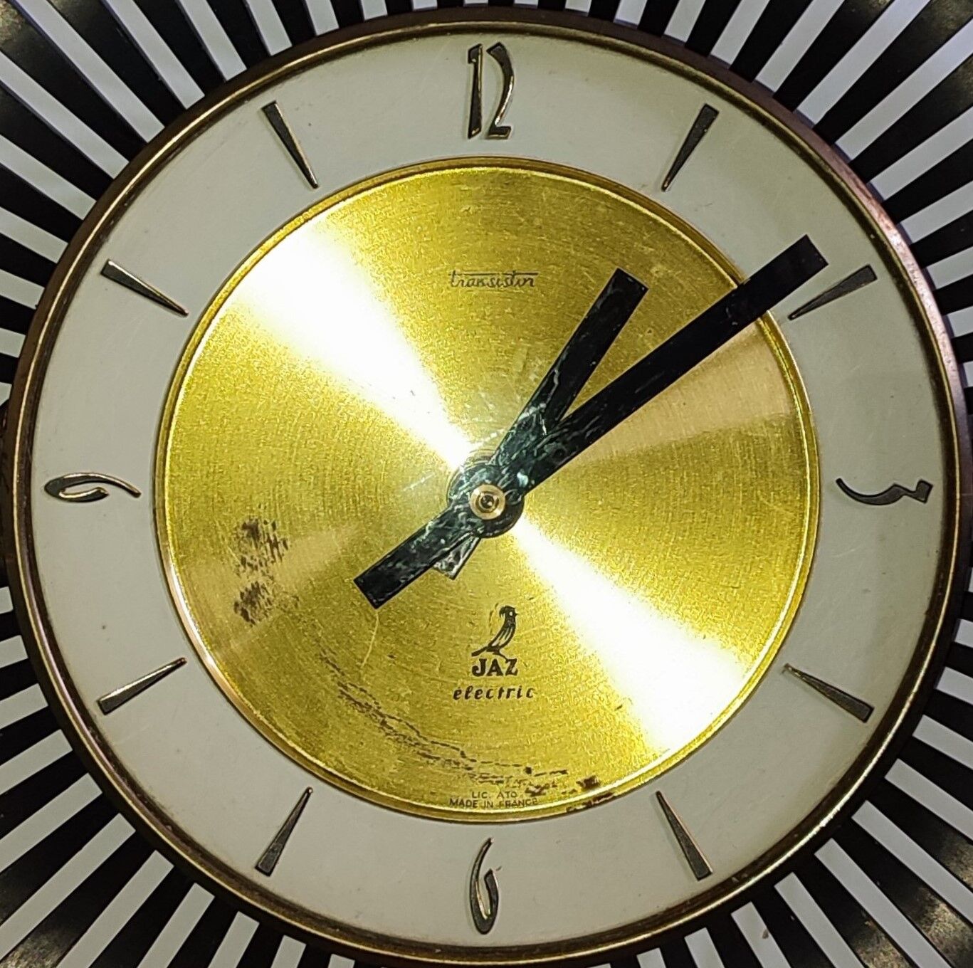 Wall clock JAZ Electric 1950/60's (silent)
