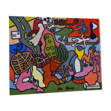 Acrylic on canvas