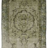 ONE-OF-A-KIND TURKISH HANDWOVEN VINTAGE RUG - RUSTIC VINTAGE CHARM 201X 105