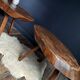 Brutalist tripod coffee tables, vintage furniture