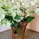 Vase verre rose moulé Rosaline