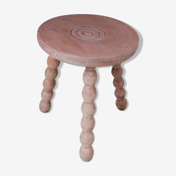 Tabouret de traite tripode