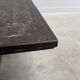 Table basse en pierre et acier par Draenert, années 1970