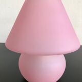 Paire de lampes champignon en verre