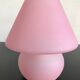 Paire de lampes champignon en verre