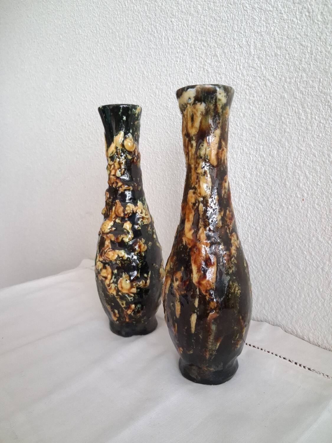 Pair of Vallauris bud vases