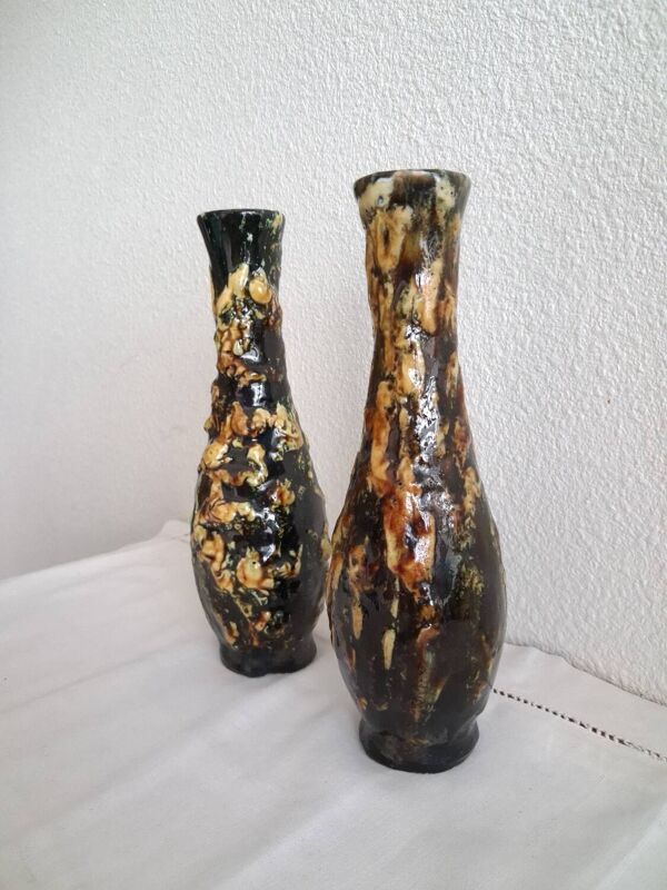 Paire de vases soliflore Vallauris