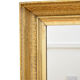 Miroir mural en bois doré français - 86x105cm