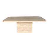 Travertine coffee table