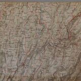 Old map of the Nantua region