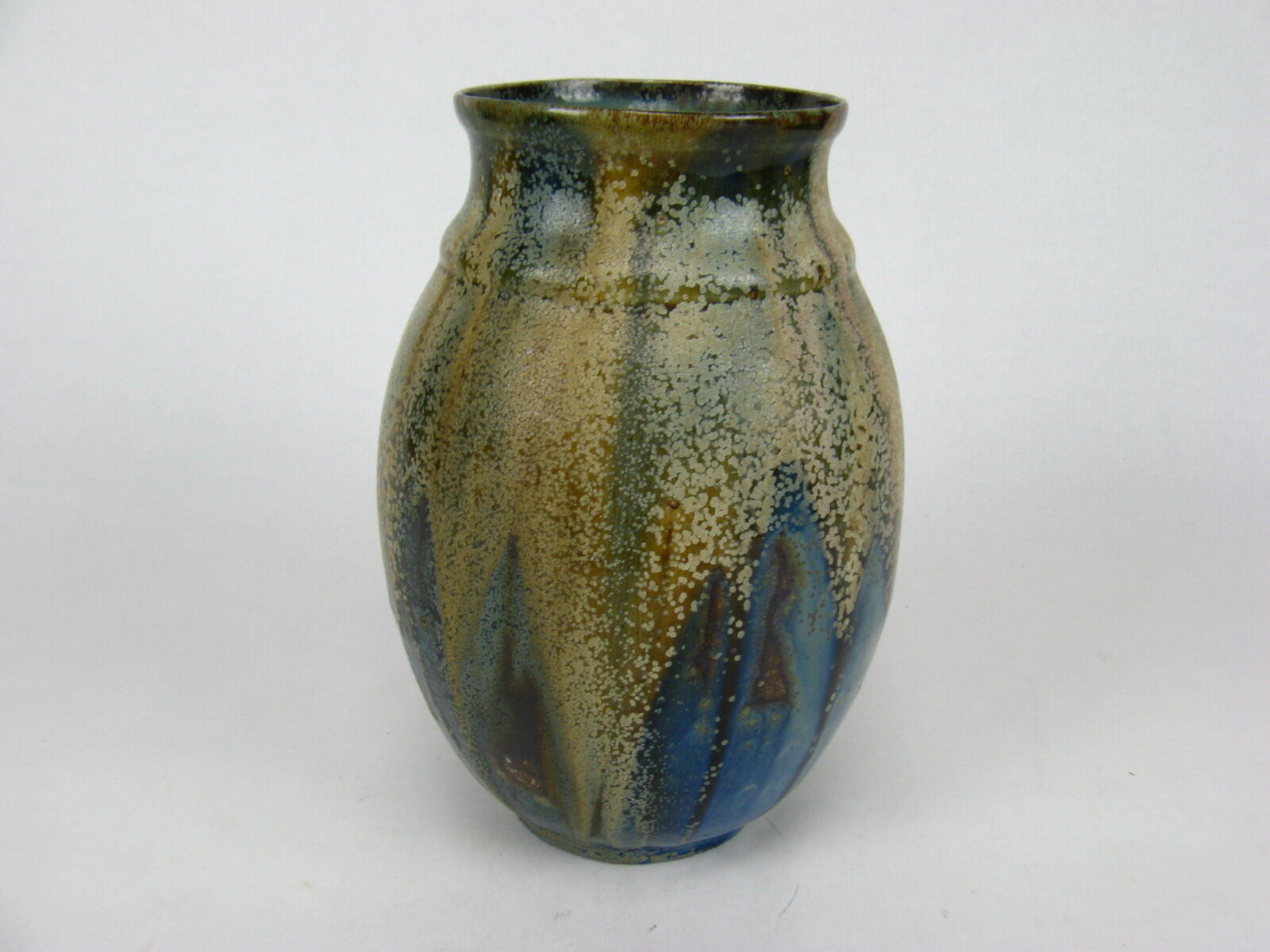 Flammé stoneware vase, Greber