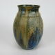 Flammé stoneware vase, Greber