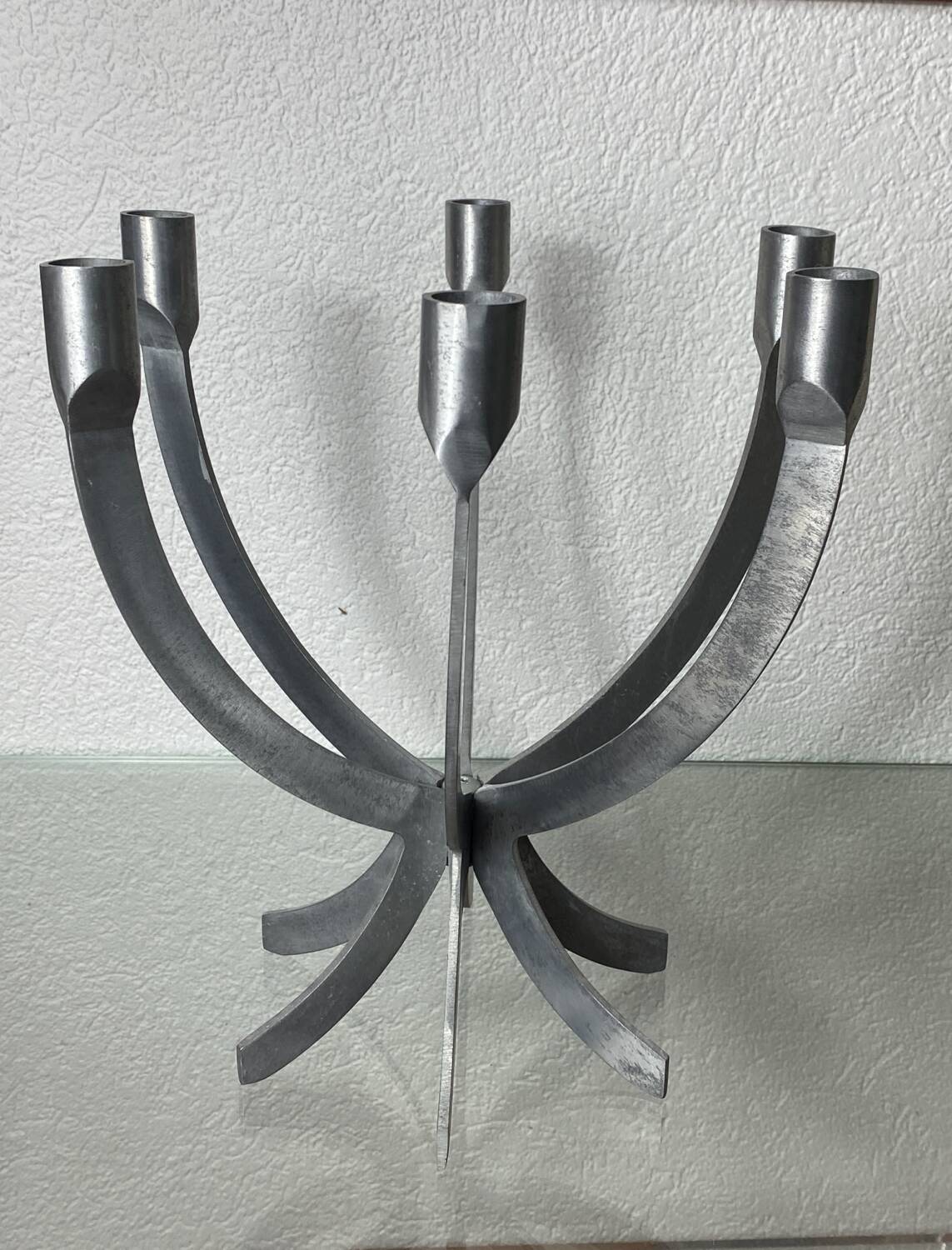 Sigga Heimis aluminum six-branched candlestick