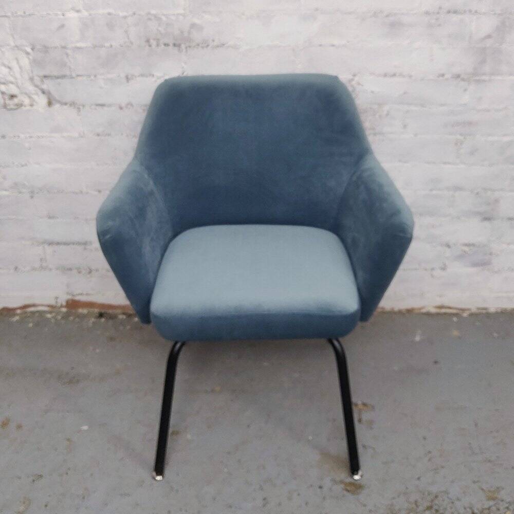 Velvet Armchair, 1960s