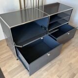 Commode USM Haller en Gris Anthracite