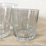 Verres à whisky, verres à eau dépareillés
