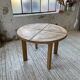 Table ronde en orme Maison Regain