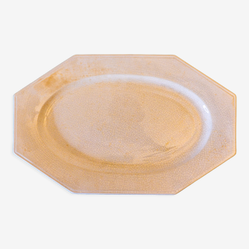 Large white dish in Charolles earthenware