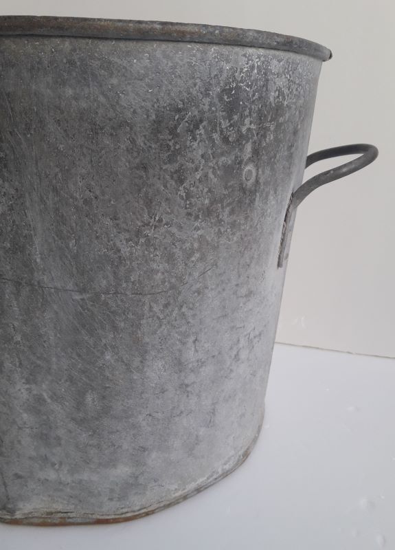 laundry machine H33cm in zinc garden