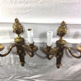 Paire d'applique en bronze st louis XVI