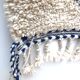 Moroccan Berber carpet Beni Ouarain with majorelle blue diamonds 1.89x1.38m