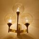 Large vintage glass sconce from Sciolari