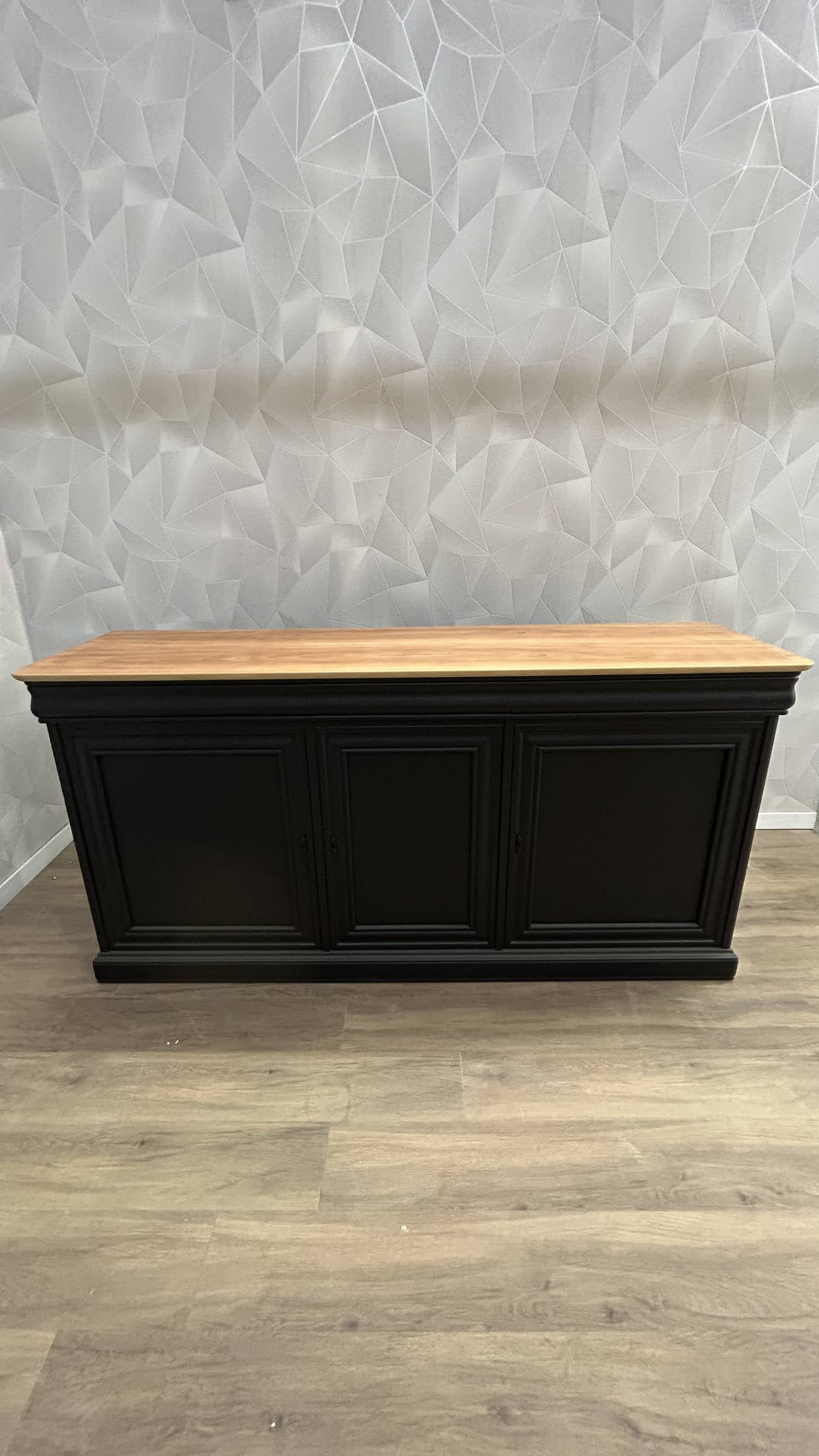 Old buffet bar with industrial makeover