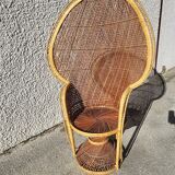 Emmanuelle rattan armchair