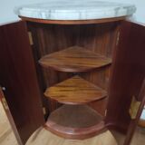 Mahogany notch with marble