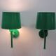 Pair of Scandinavian wall lights Luxus by Uno and Östen Kristiansson